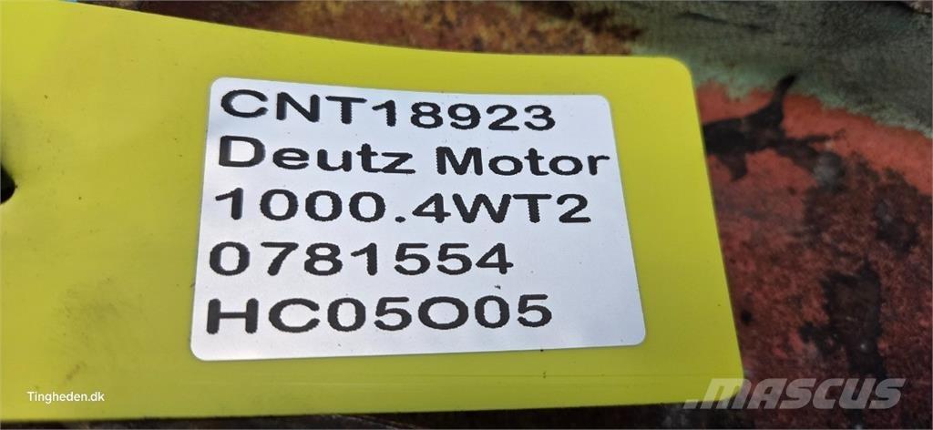Deutz 1000.4WT2 Двигатели