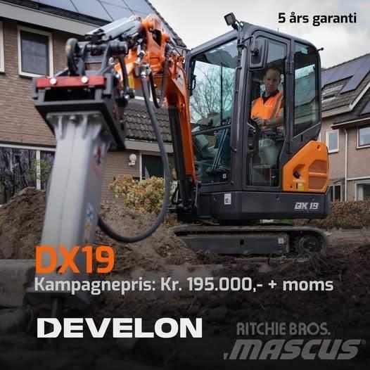 Develon DX19-7 Мини-экскаваторы