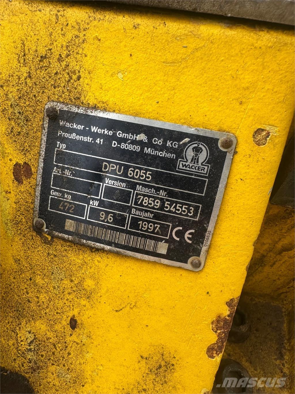  DPU6055 Виброплиты и вибротрамбовки