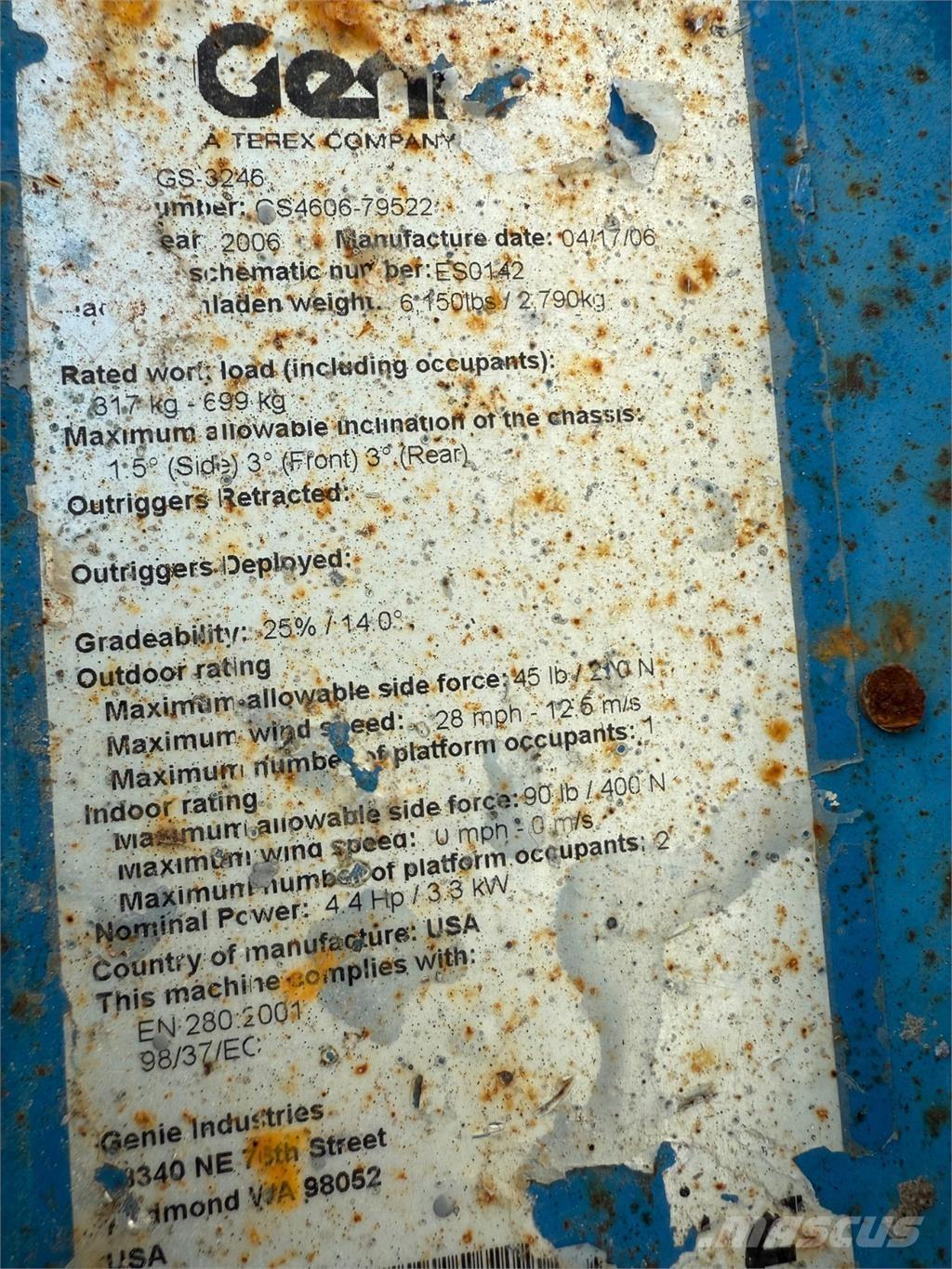 Genie GS3246 Ножничные подъемники