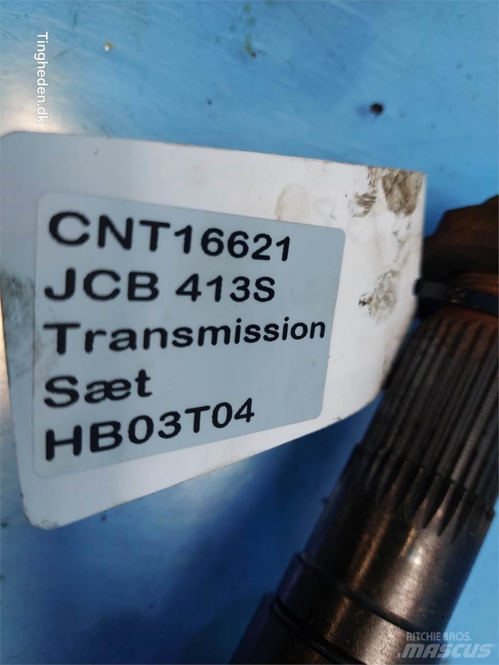 JCB 413S Трансмиссии и КПП
