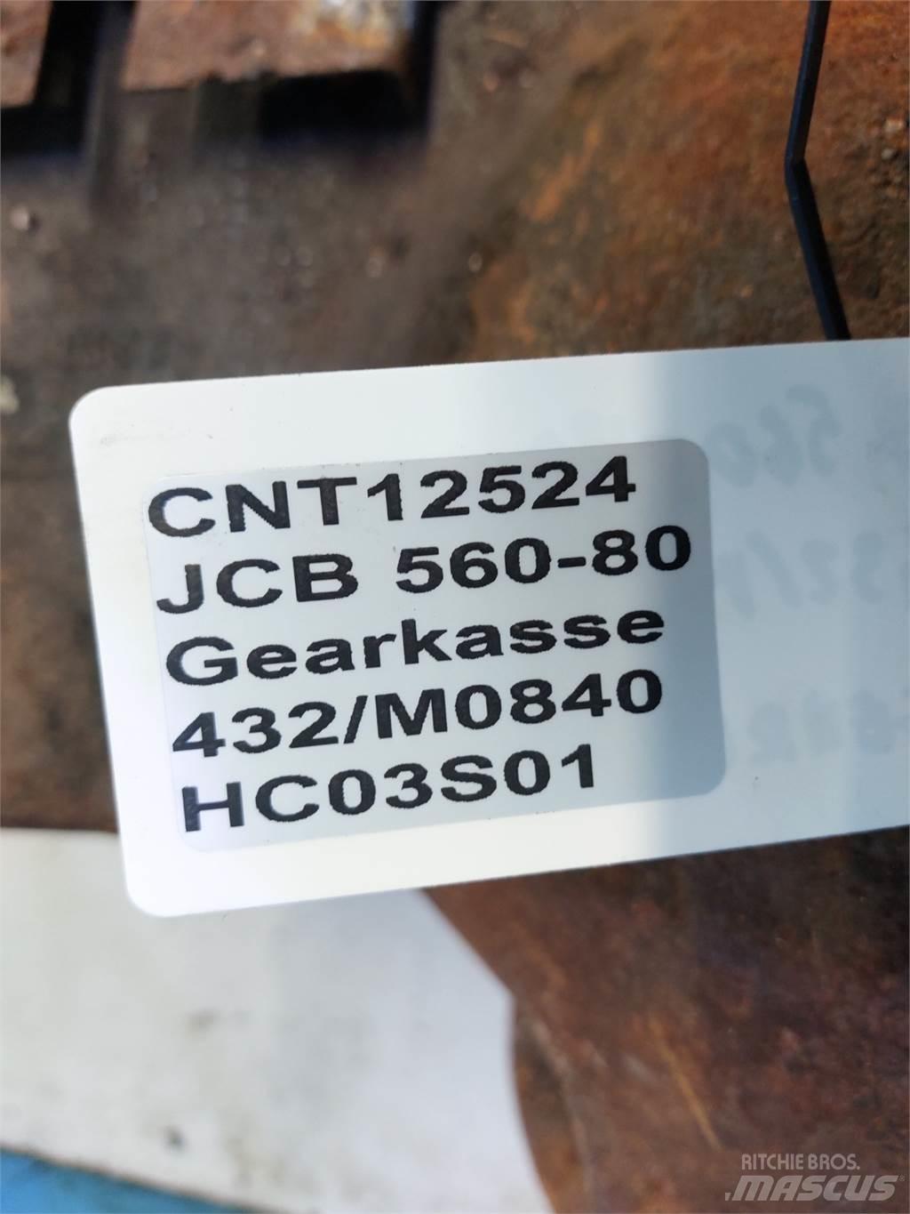 JCB 560-80 Трансмиссии и КПП
