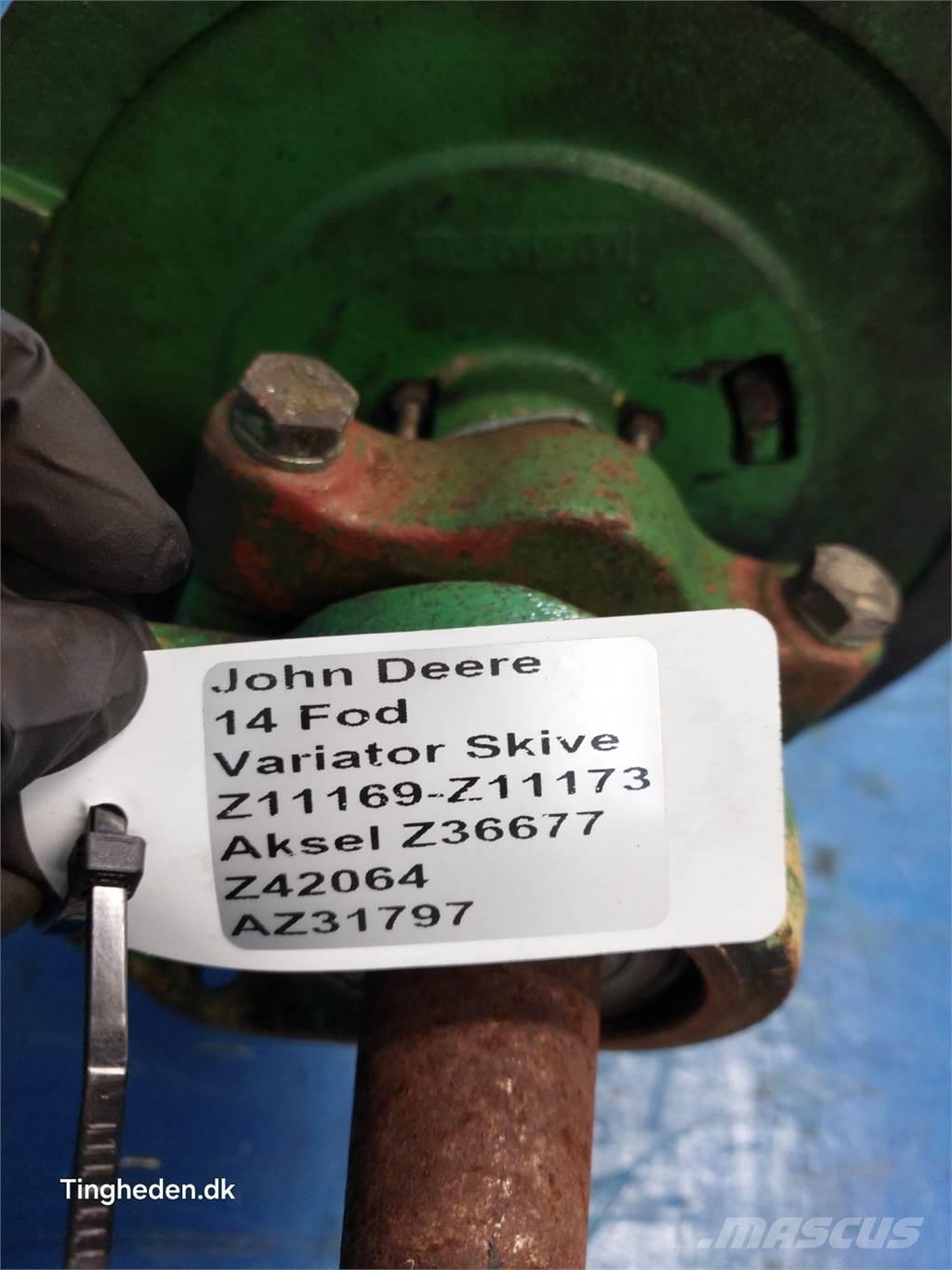 John Deere 1000 Компоненты для зерноуборочных комбайнов