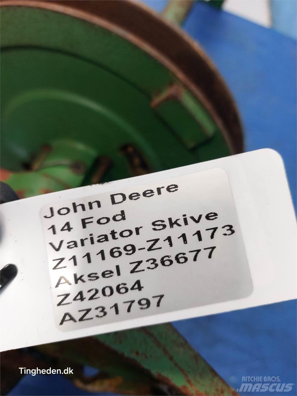 John Deere 1000 Компоненты для зерноуборочных комбайнов