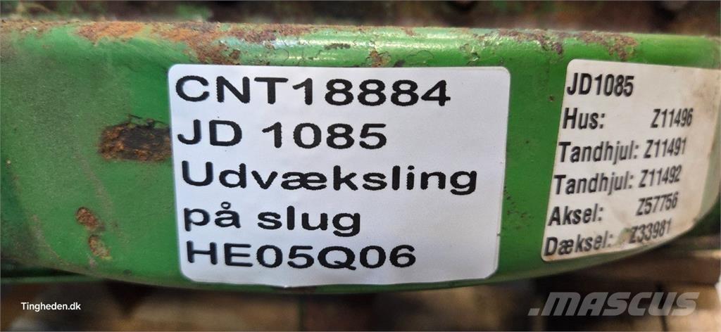 John Deere 1085 Трансмиссии