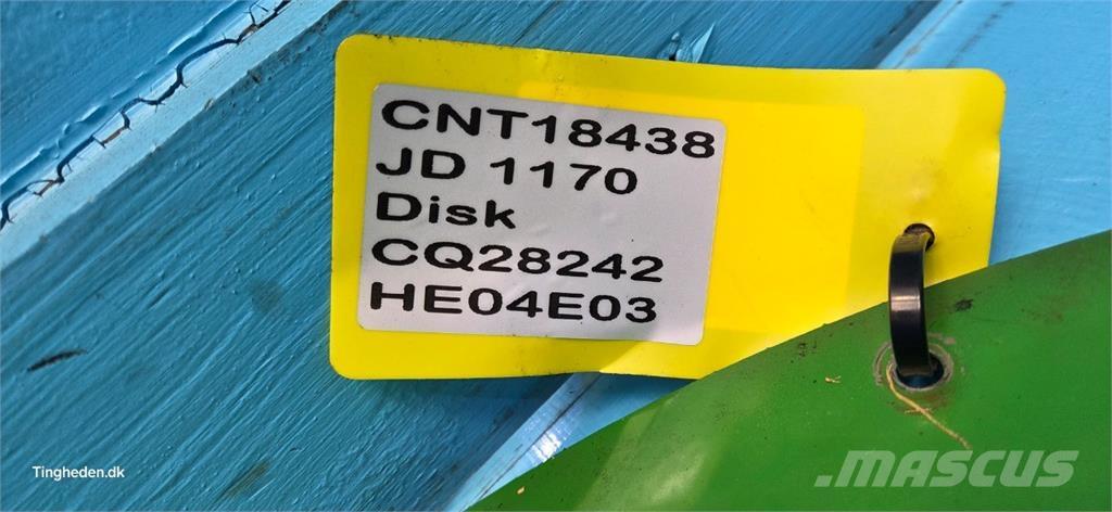 John Deere 1170 Компоненты для зерноуборочных комбайнов