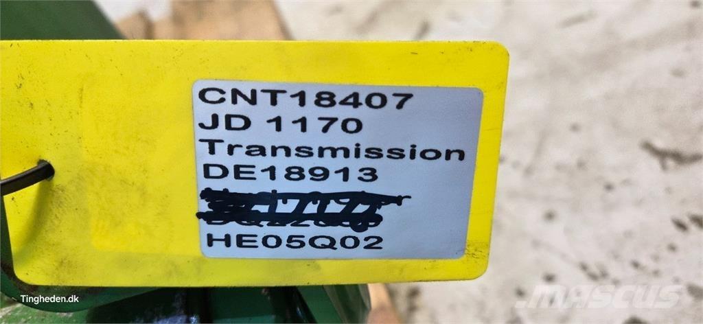 John Deere 1170 Трансмиссии