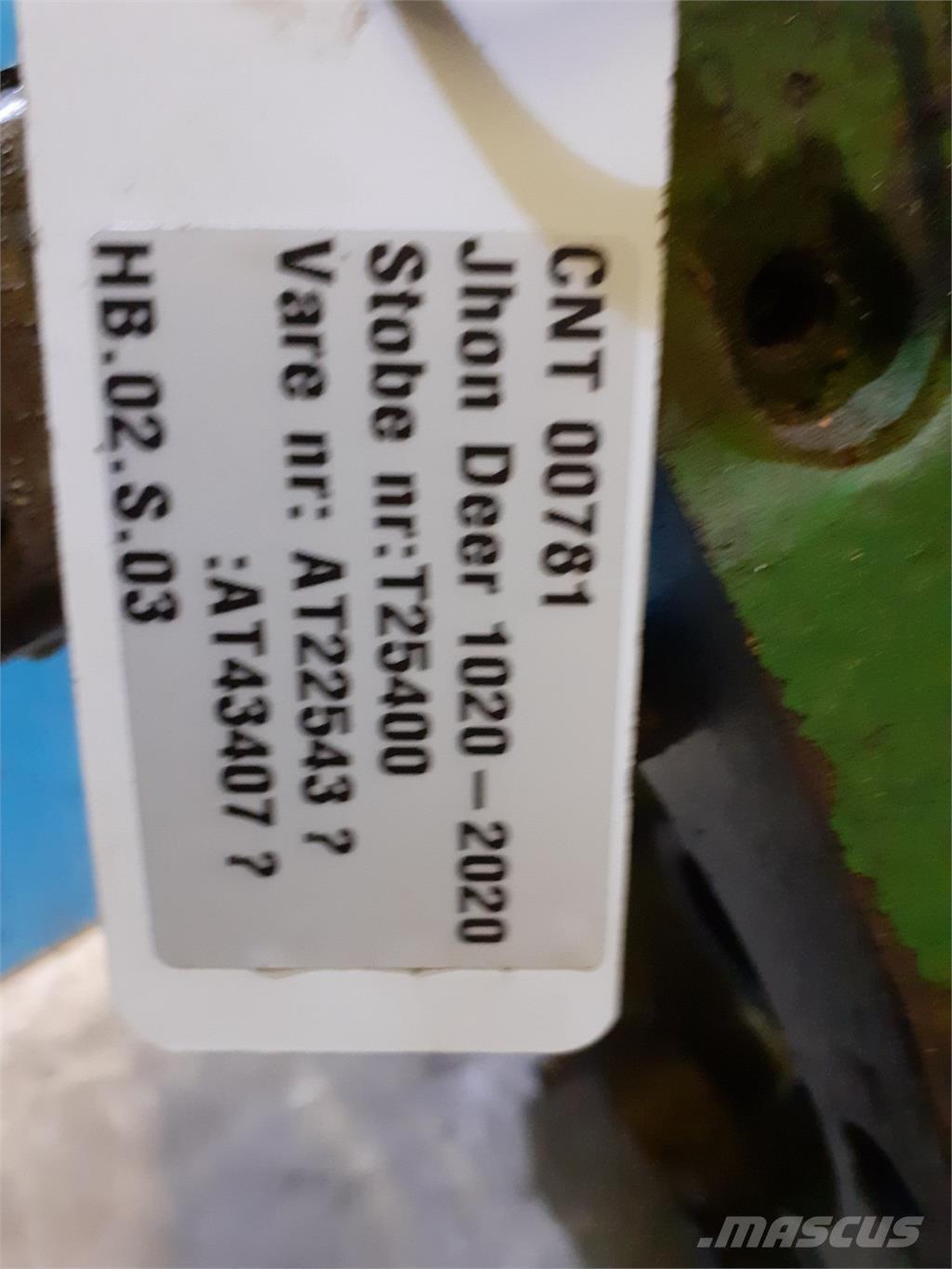 John Deere 2020 Трансмиссии