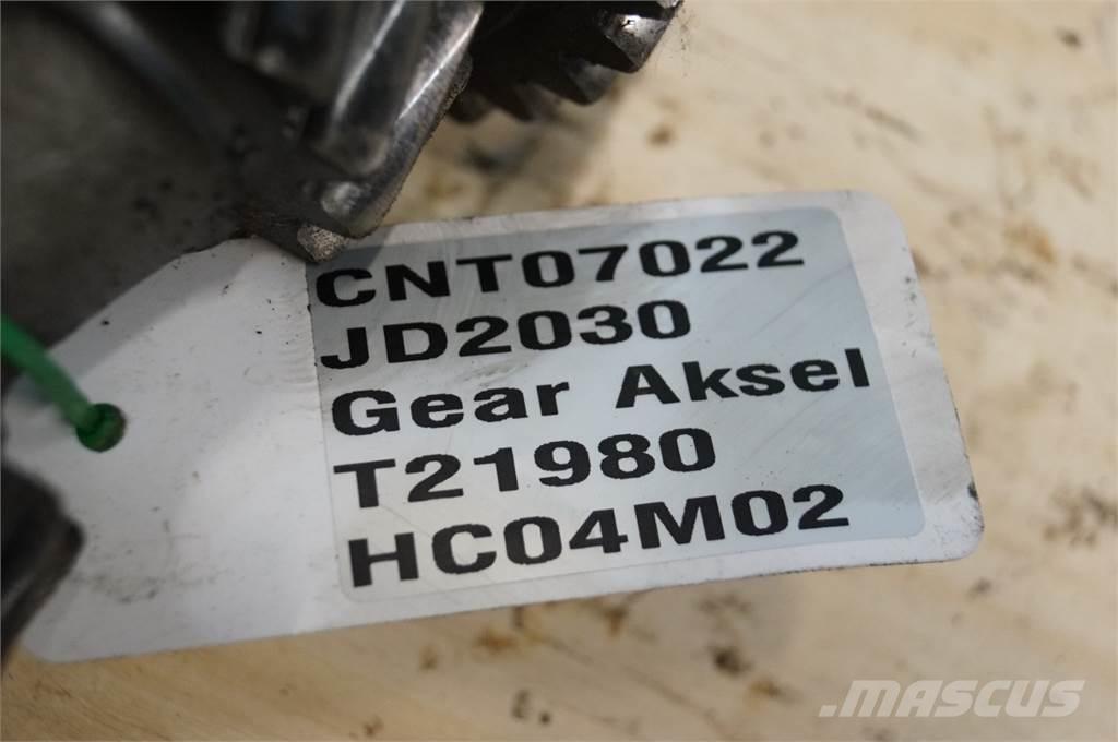 John Deere 2030 Трансмиссии