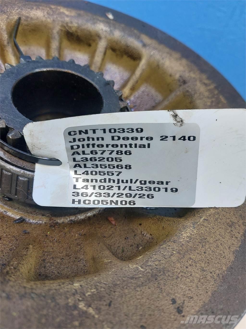 John Deere 2140 Трансмиссии