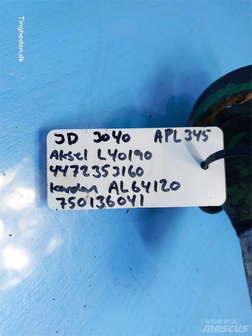 John Deere 3040 Навесное оборудование и запчасти