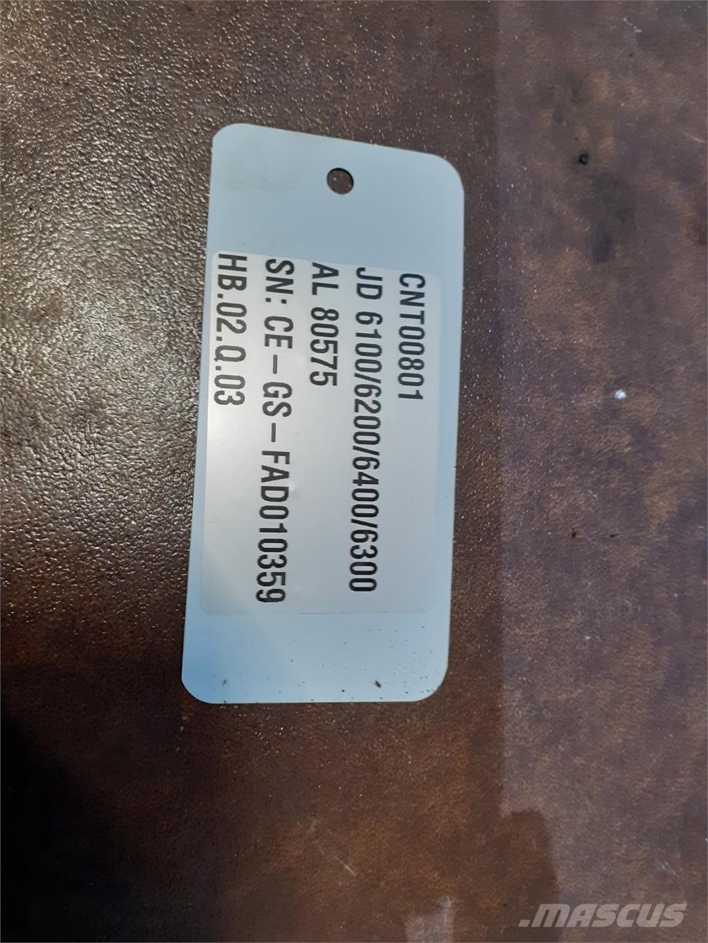 John Deere 6100 Навесное оборудование и запчасти