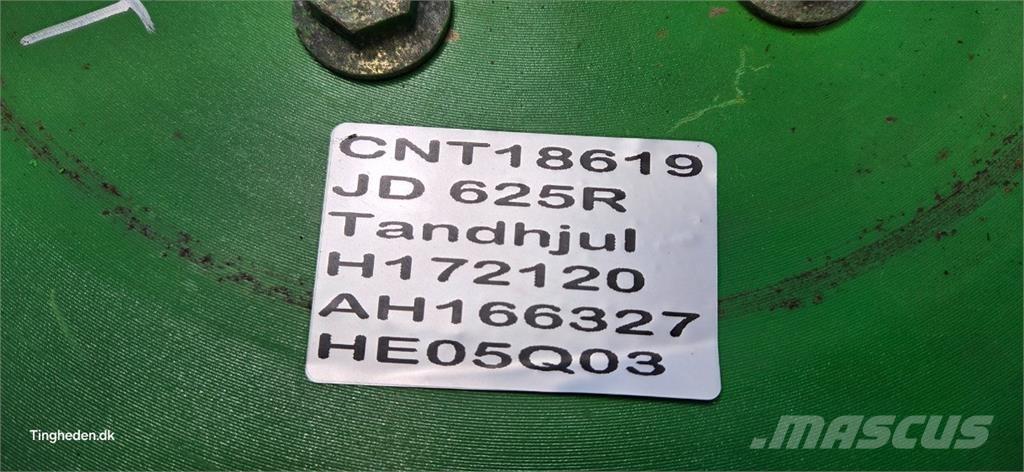 John Deere 625R Компоненты для зерноуборочных комбайнов
