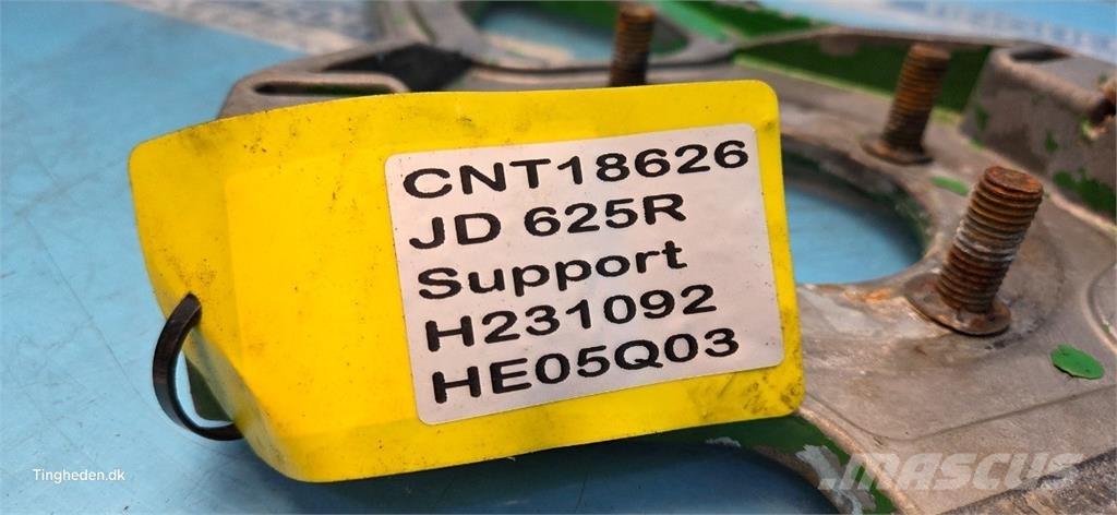 John Deere 625R Компоненты для зерноуборочных комбайнов