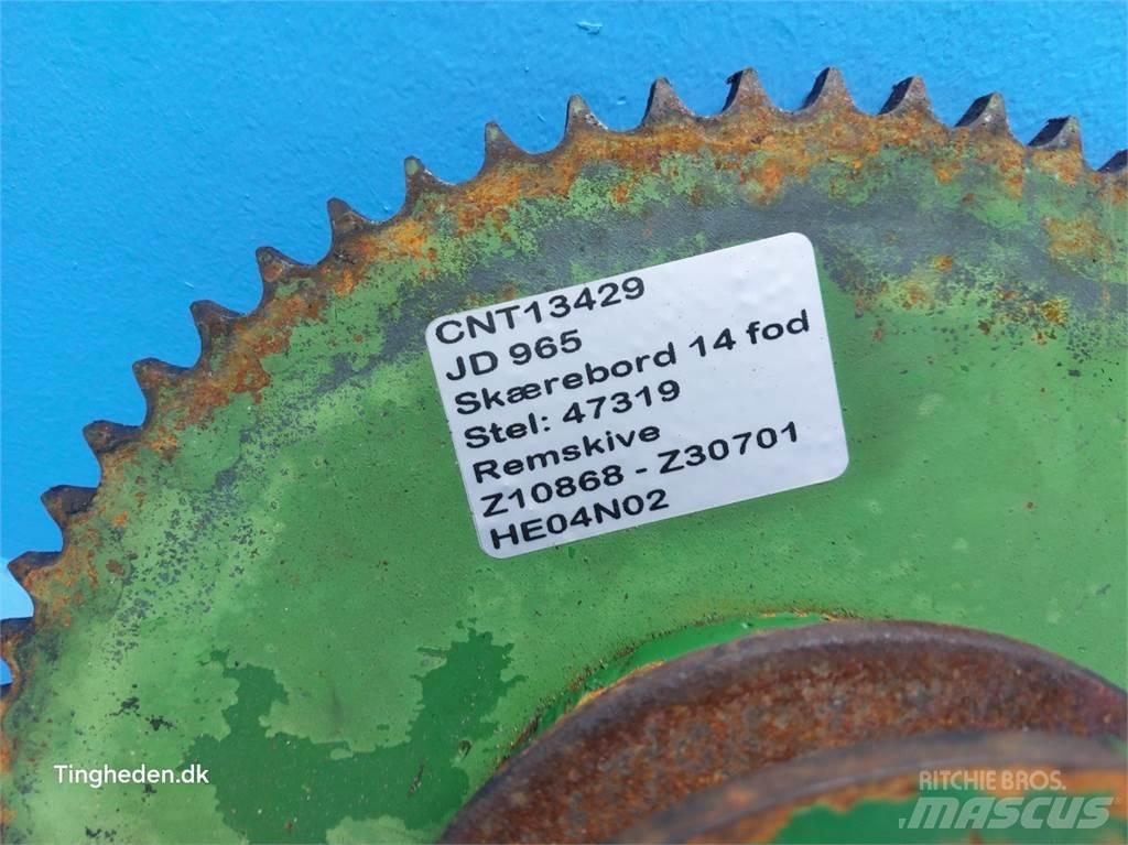 John Deere 965 Компоненты для зерноуборочных комбайнов