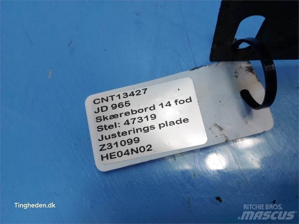 John Deere 965 Компоненты для зерноуборочных комбайнов
