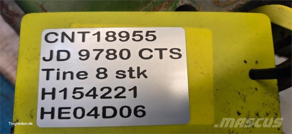 John Deere 9780 Компоненты для зерноуборочных комбайнов
