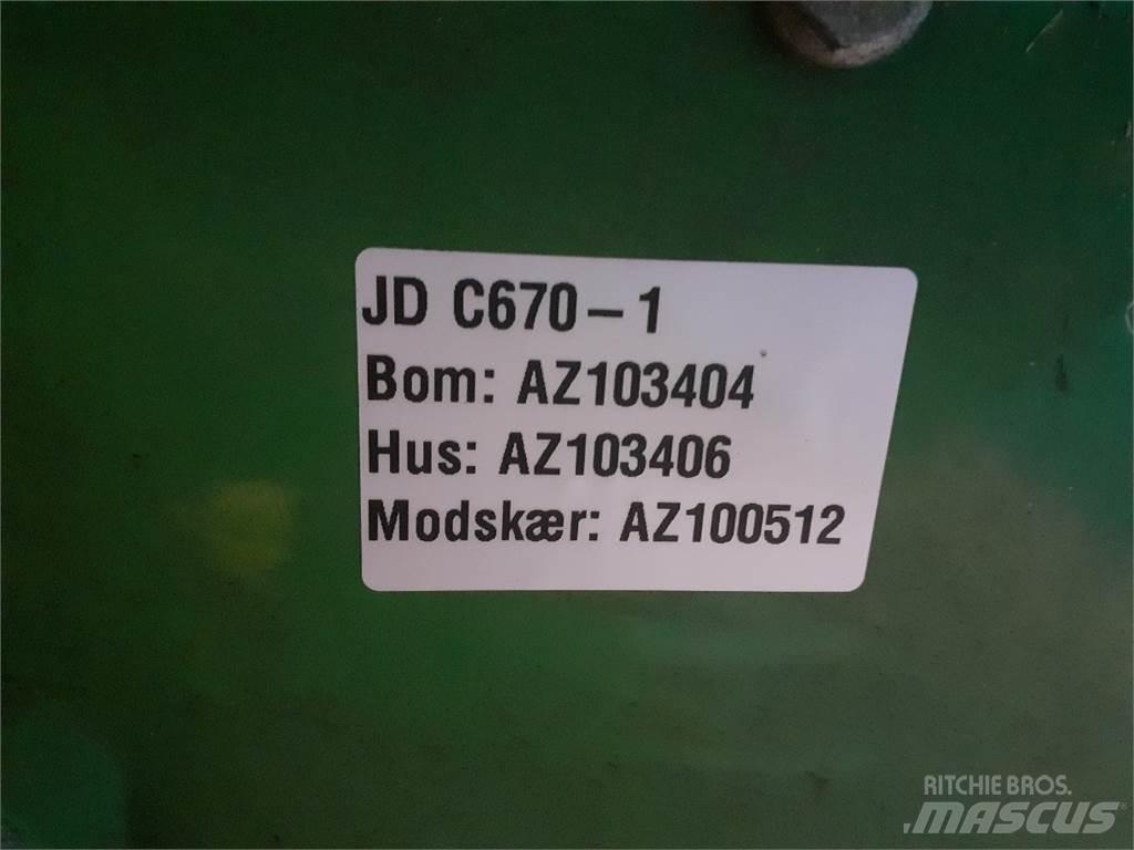 John Deere C670 Компоненты для зерноуборочных комбайнов