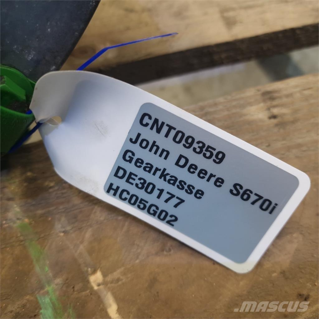John Deere S670 Трансмиссии