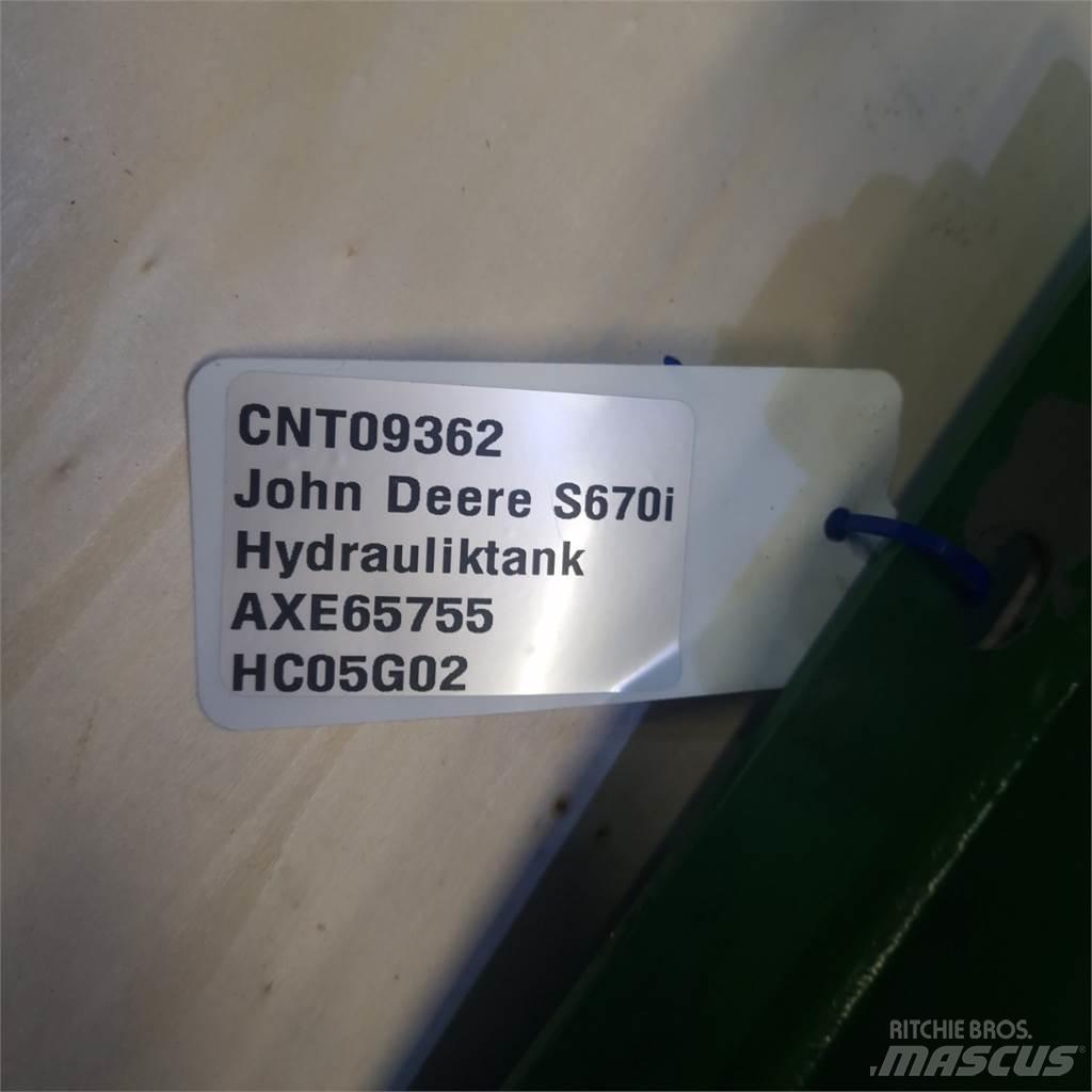 John Deere S670 Детали гидравлической системы