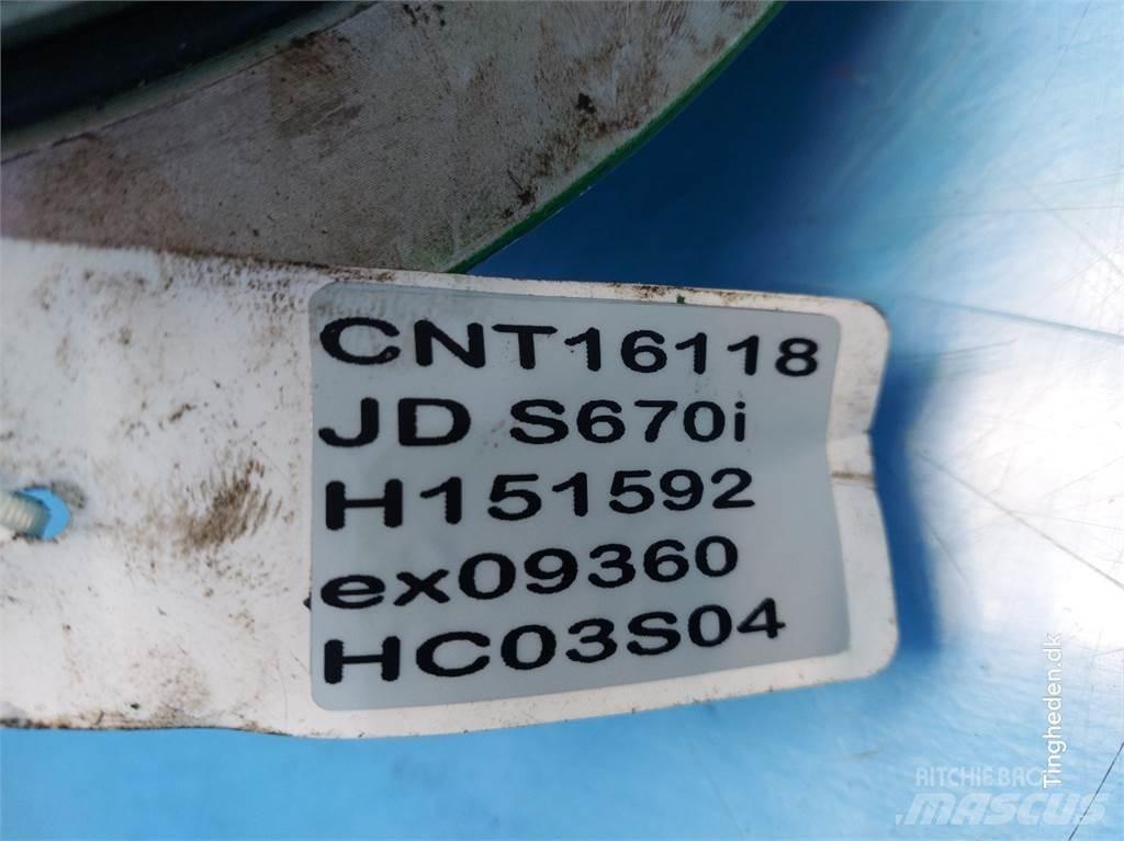John Deere S670 Трансмиссии