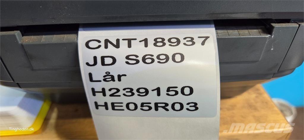 John Deere S690 Компоненты для зерноуборочных комбайнов