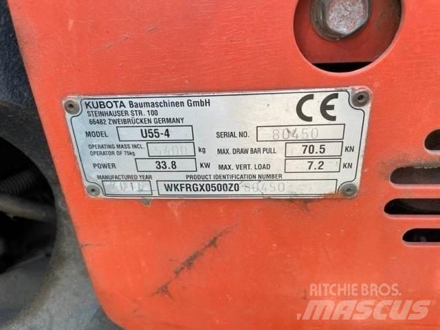 Kubota U55-4 Гусеничные экскаваторы