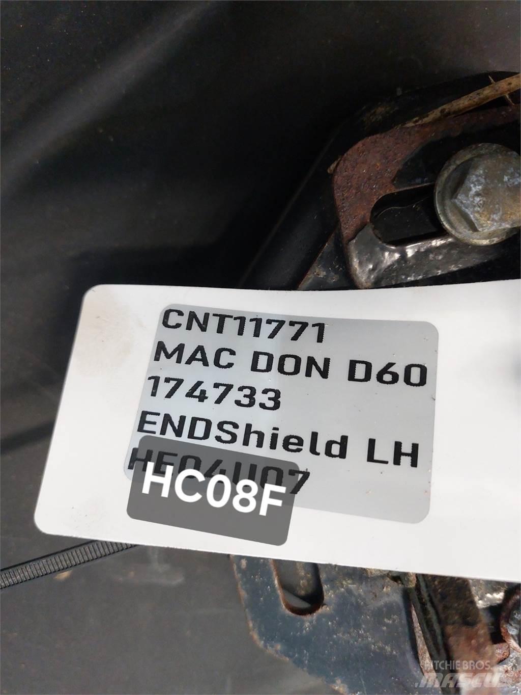 MacDon D60 Компоненты для зерноуборочных комбайнов