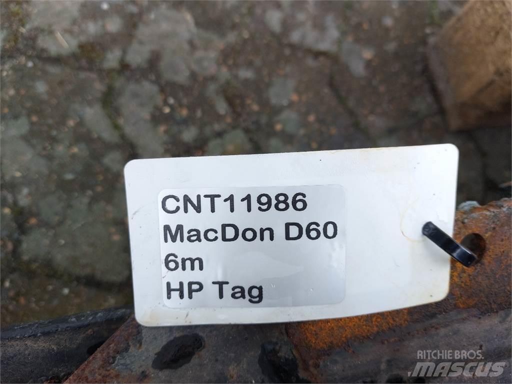 MacDon D60 Компоненты для зерноуборочных комбайнов