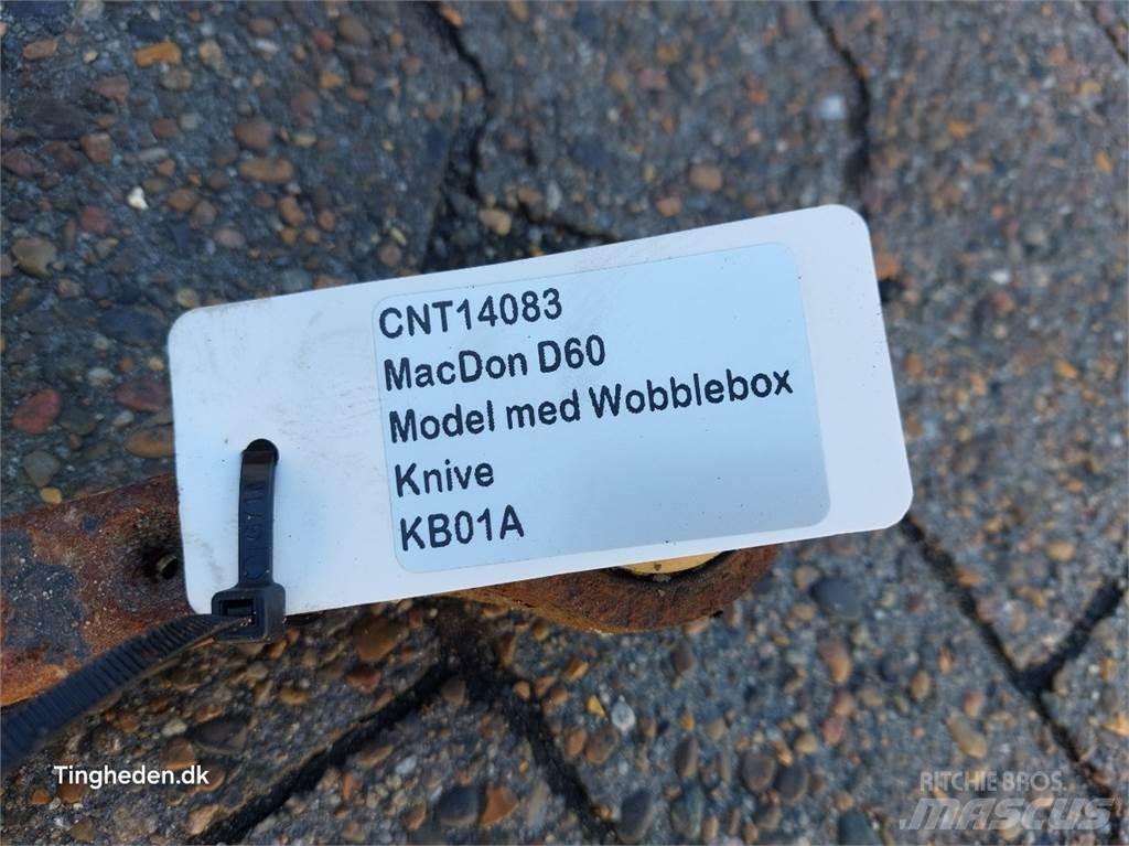 MacDon D60 Компоненты для зерноуборочных комбайнов