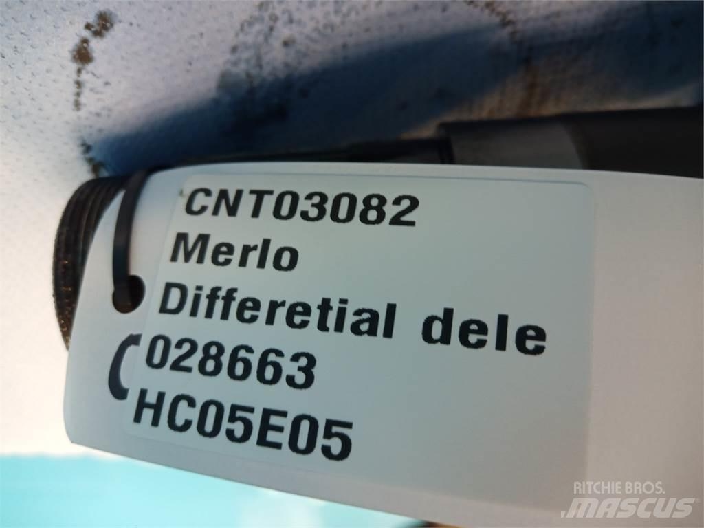 Merlo 40.7 Оси