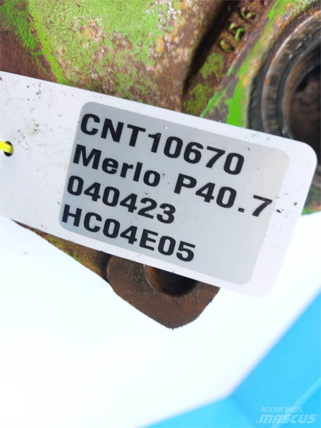 Merlo P41.7 Оси