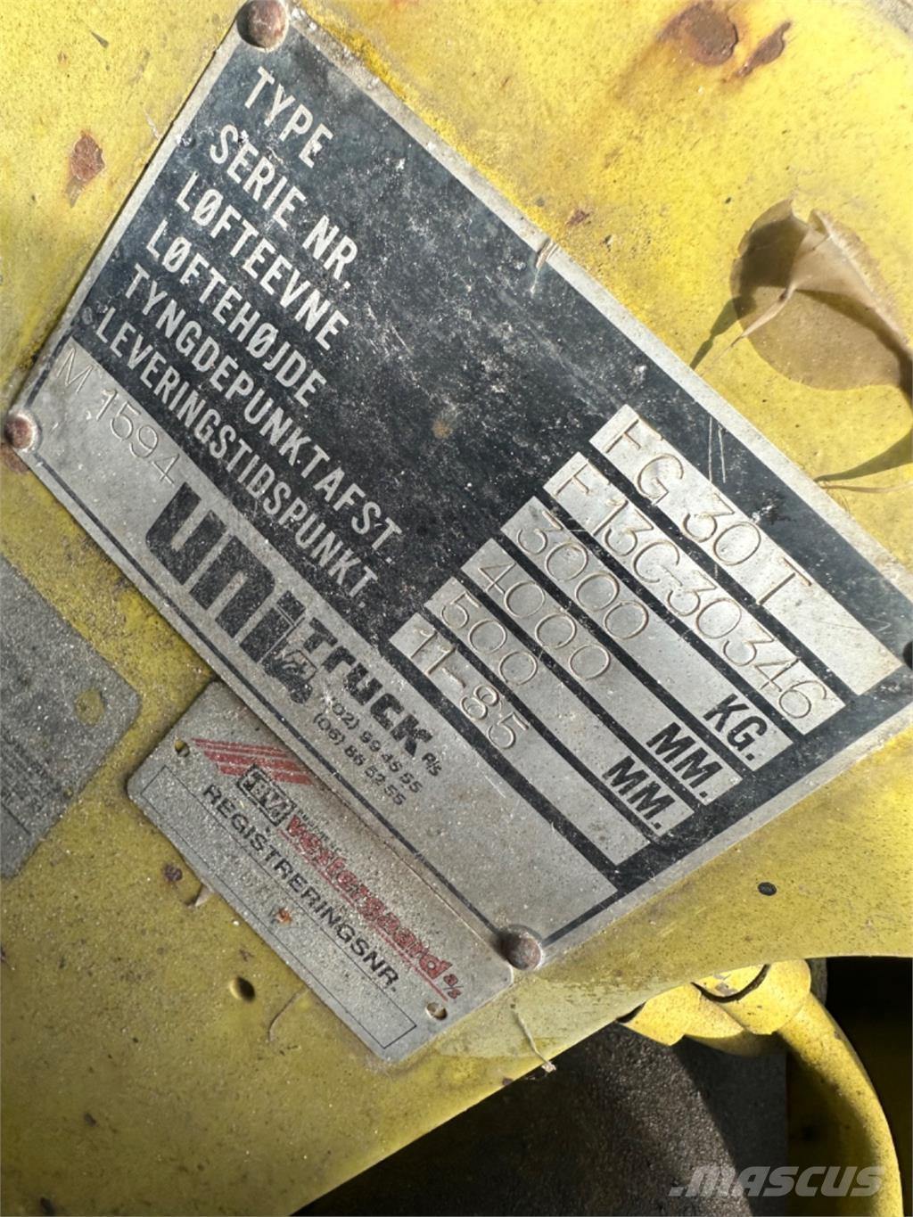 Mitsubishi FG30 Газовые погрузчики