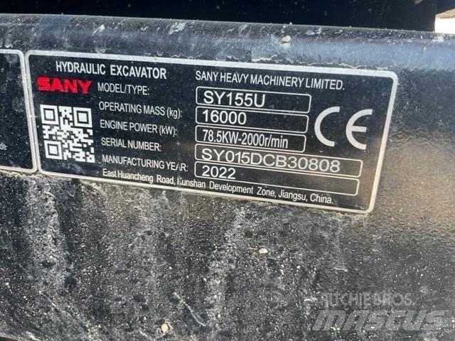 Sany SY155U Гусеничные экскаваторы