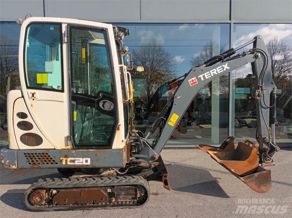 Terex tc20 Мини-экскаваторы
