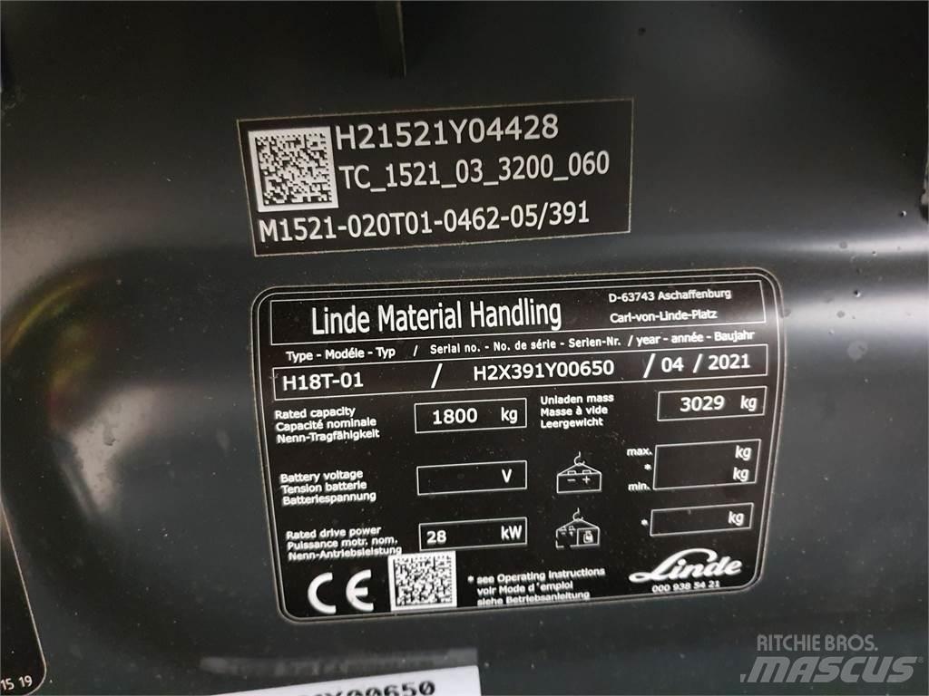 Linde H18T Газовые погрузчики