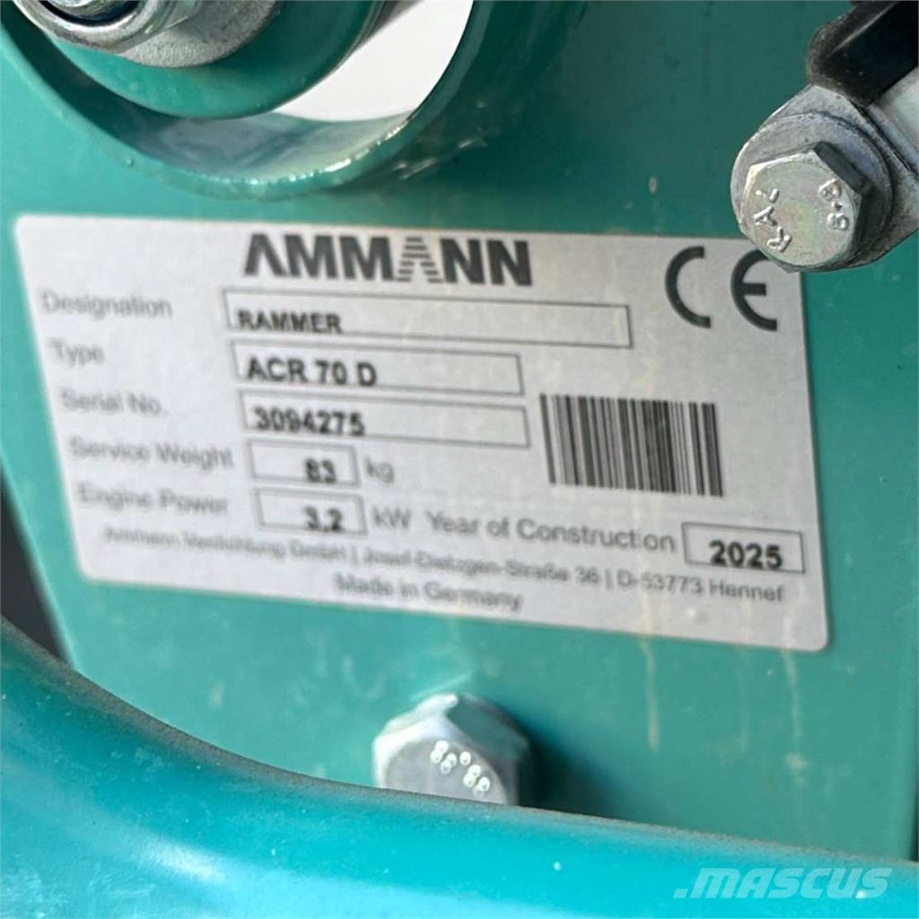  ACR 70D (2025) ACR 70D (2025) Трамбовщики