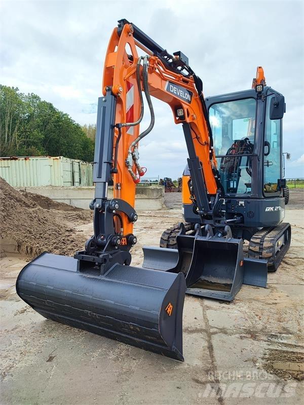 Develon DX27z-7 Мини-экскаваторы