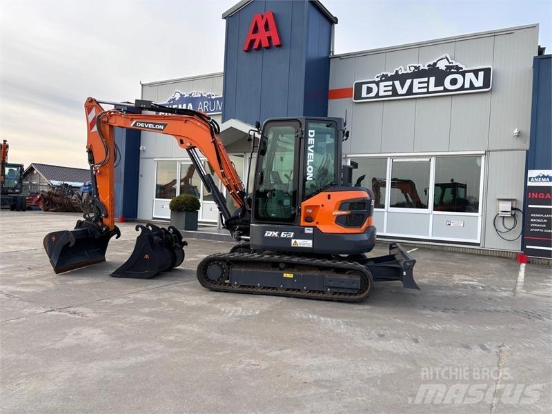 Develon DX63-7 Малые экскаваторы 7т-12т