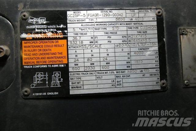 Doosan GC25P-5 Другие складские механизмы