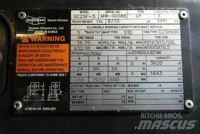 Doosan GC25P-5 Другие складские механизмы