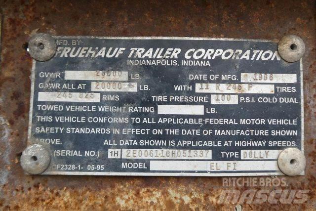 Fruehauf EL FI Транспортные тележки