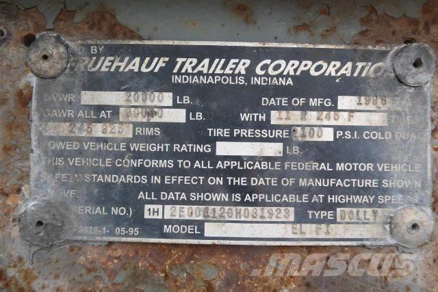 Fruehauf ELFI Транспортные тележки
