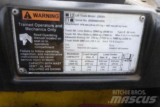 Hyster J30XN Другие складские механизмы