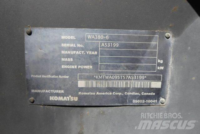 Komatsu WA380-6 Фронтальные погрузчики