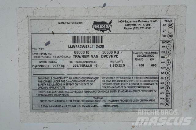 Wabash DVCVHPC Прицепы-фургоны