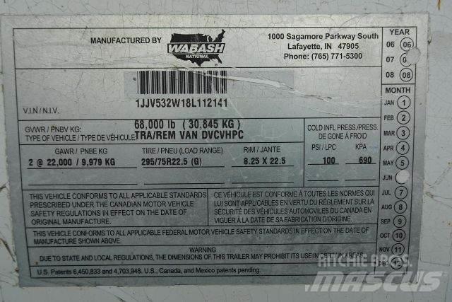 Wabash DVCVHPC Прицепы-фургоны