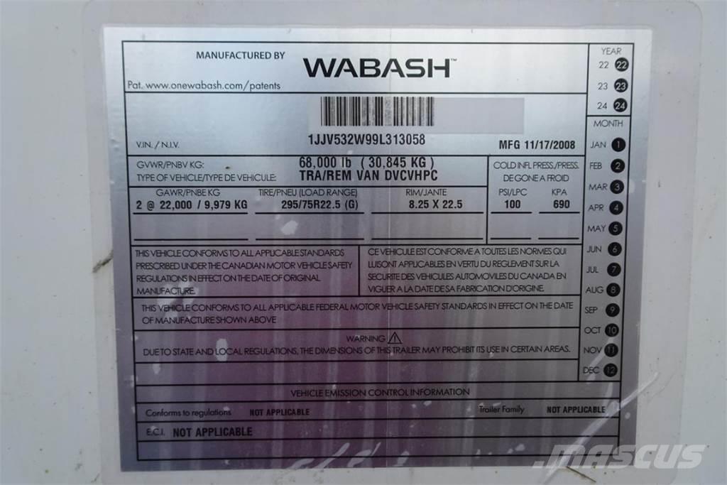 Wabash DVCVHPC Прицепы-фургоны