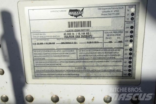Wabash DVDBHPC Прицепы-фургоны