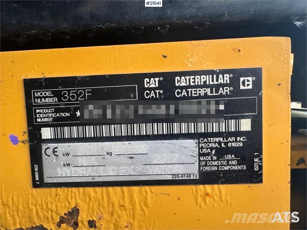 CAT 352F Гусеничные экскаваторы